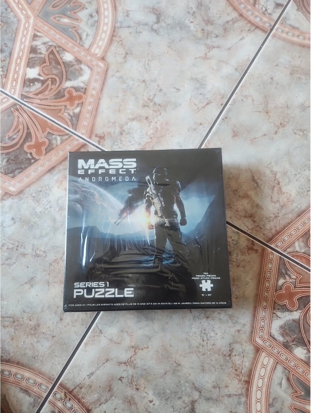 Mass Effect Andromeda Series 1 Puzzle 750pc 15”x30” Gamestop Thinkgeek Bioware